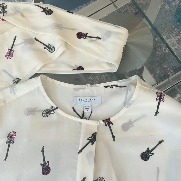 NWT Equipment Femme 💯Silk Top Size S - Picture 13 of 15